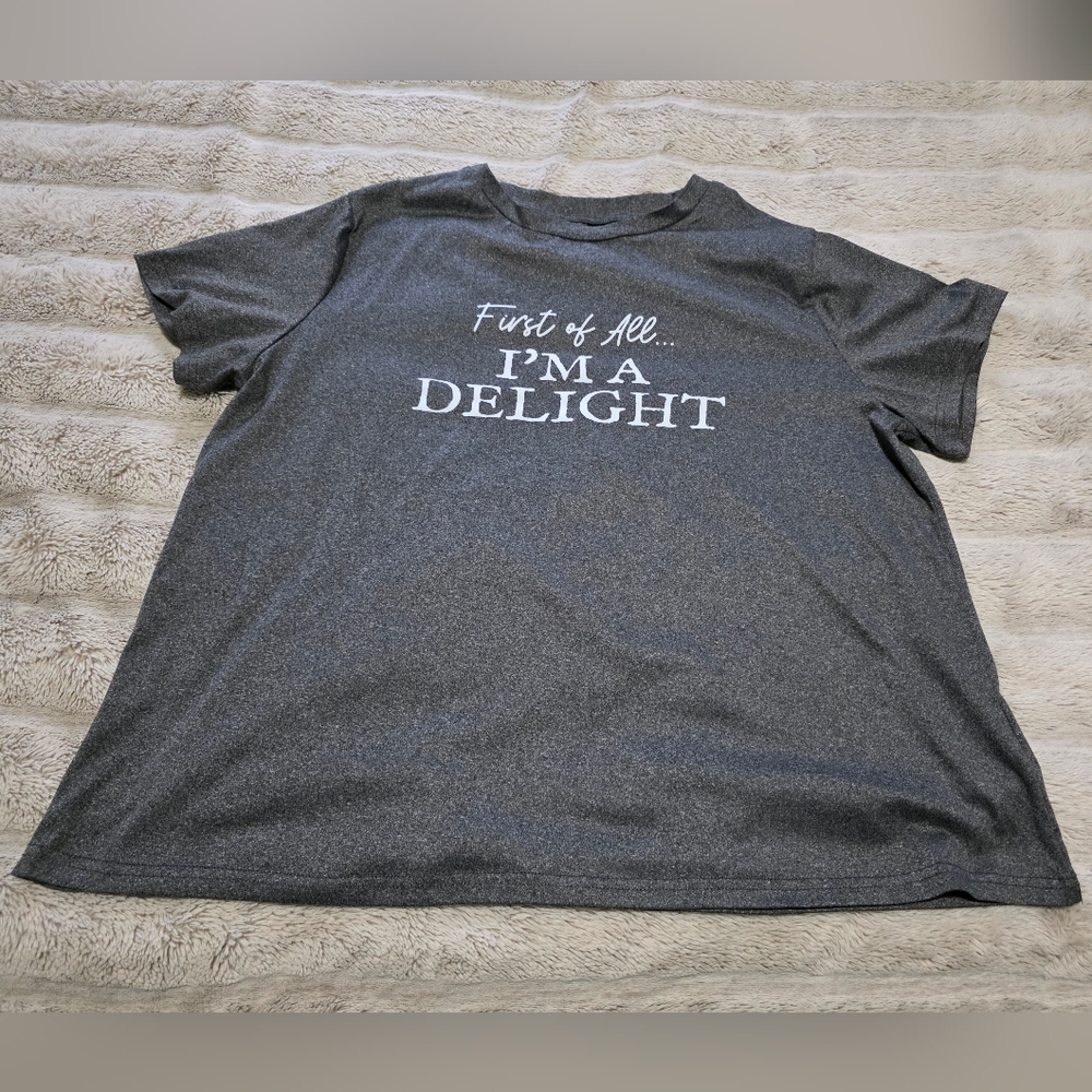 SHEIN Gray Short Sleeve Tee